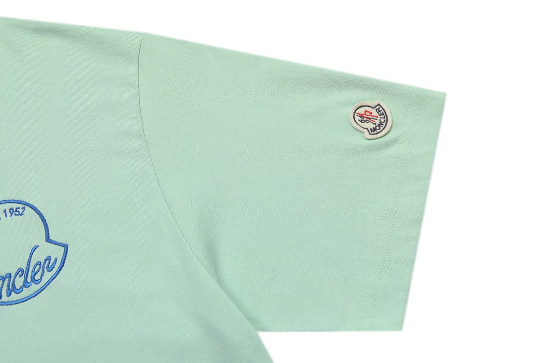 Moncler 2026New Arrival logo Same Style t · 300 100％ · 32 · ：Green Size：XS S M L